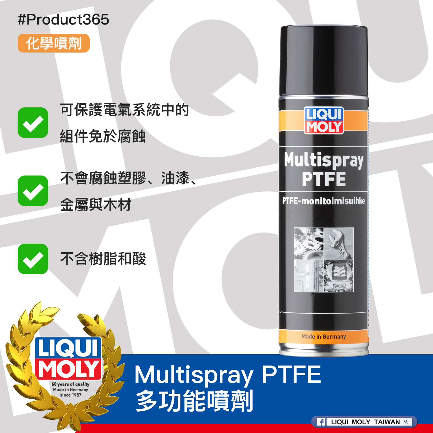 #Product365 Multispray PTFE 多功能噴劑