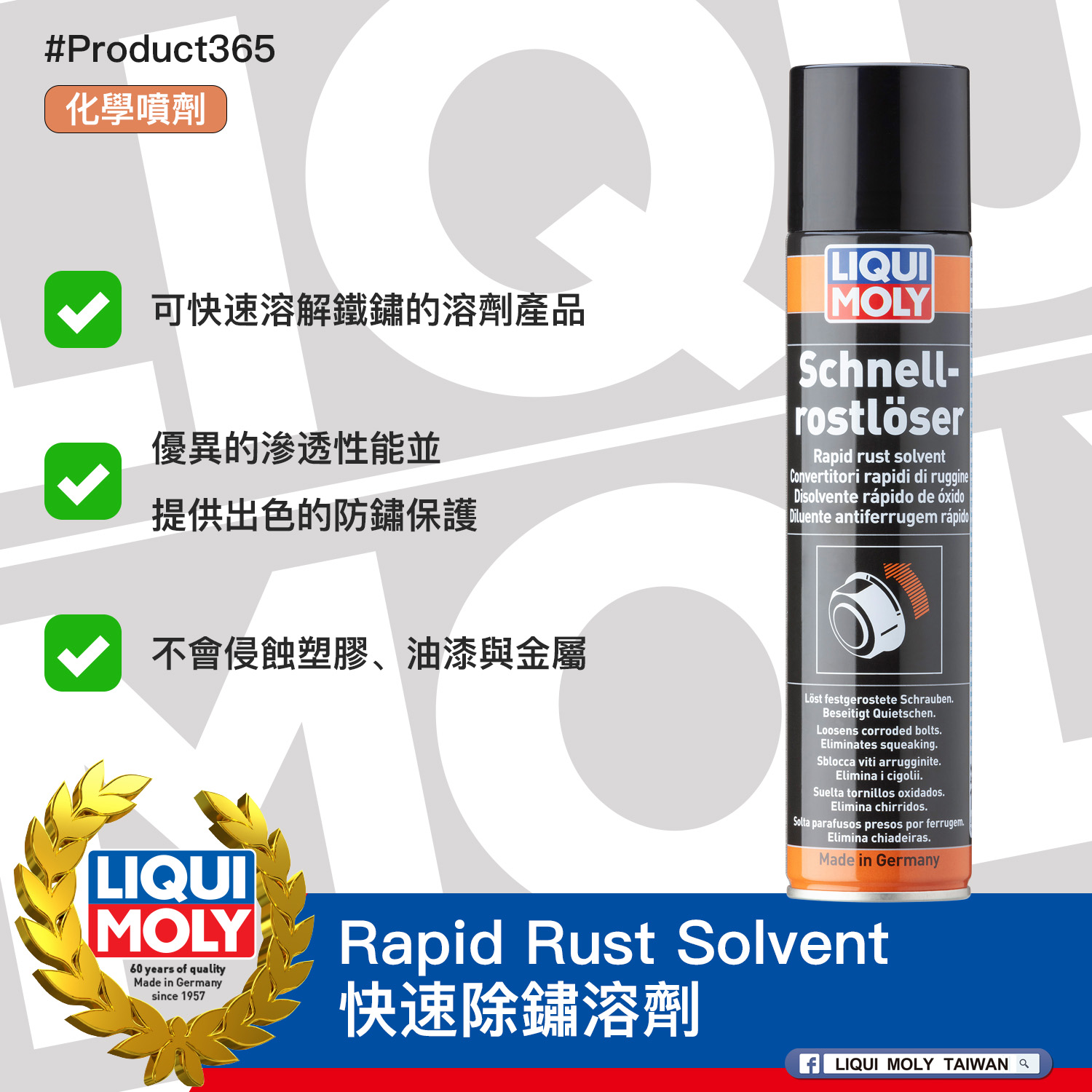 #Product365 Rapid Rust Solvent 快速除鏽溶劑